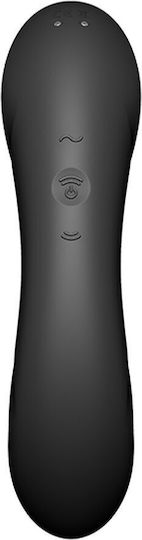 Satisfyer Curvy Trinity 4 Αναρροφητής Αιδοίου με Δόνηση Black