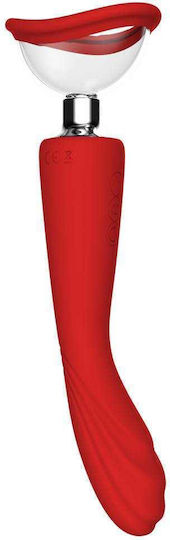 Dream Toys Revolution Georgia Sauger Vagina mit Vibration Rot 1Stück
