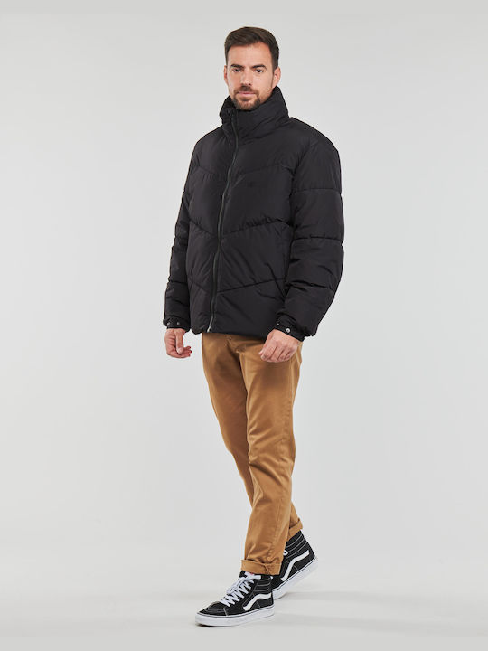 Volcom Goldsmooth Geacă pentru bărbați de iarnă Puffer Total Black