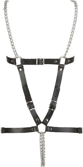 Zado Fetish Leder- und Latex-Outfit Strap Body Schwarz