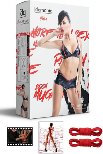 Demoniq Shibari Σετ Yuka Set Μαύρο