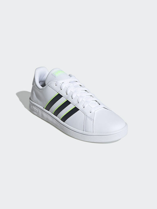 Adidas Grand Court Bărbați Sneakers Cloud White / Legend Ink / Signal Green