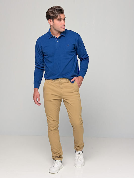 Hose Chino in Schlanker Passform Beige