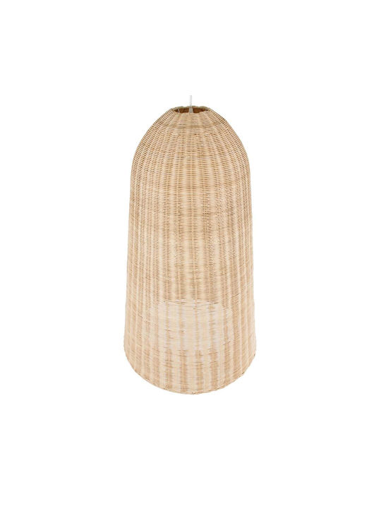 GloboStar Farol Κρεμαστό Φωτιστικό Μπεζ LED Boho Πλέγμα 60εκ.