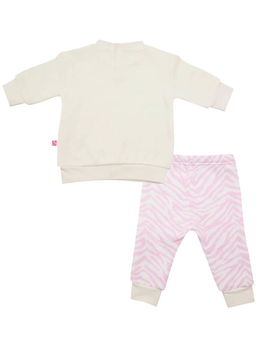 Set bebeluși pantaloni + bluză Billieblush - 8102 B Alb 0285000033002015