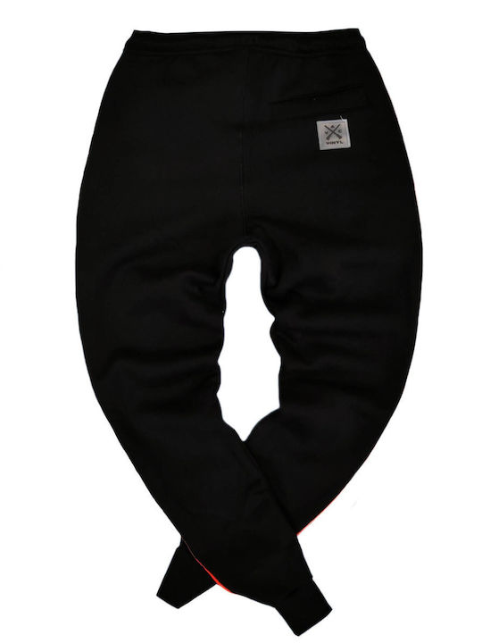 Sweatpants with Elastic Black