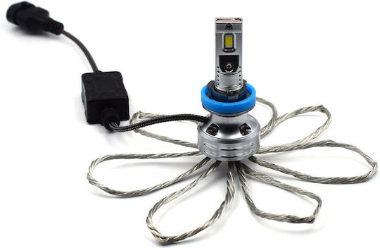 Beltec Audio Лампи Автомобила H11 LED 6000К Хладно бяло 9-32V 55W 2бр