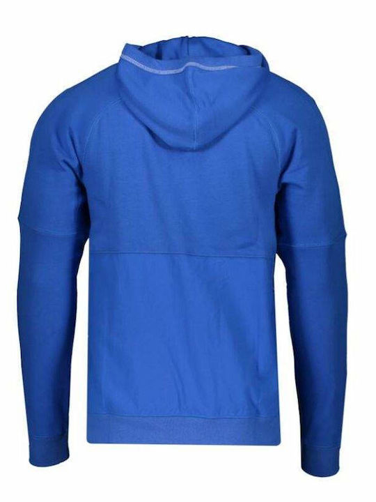 Nike Football Strike Men's Sweatshirt with Hood & Pockets Blue