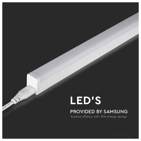 V-TAC Under-Cabinet LED Light 4W Warm White with Switch L29xD2.7xH3cm