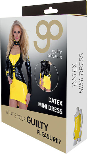 Guilty Pleasure Datex Мини Рокля Жълта