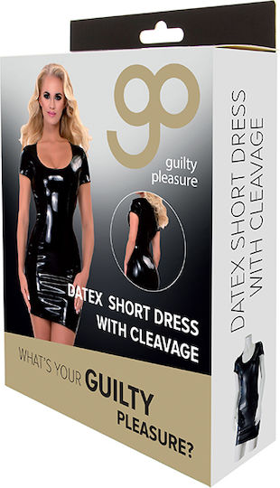 Guilty Pleasure Short Dress with Cleavage Dress Black