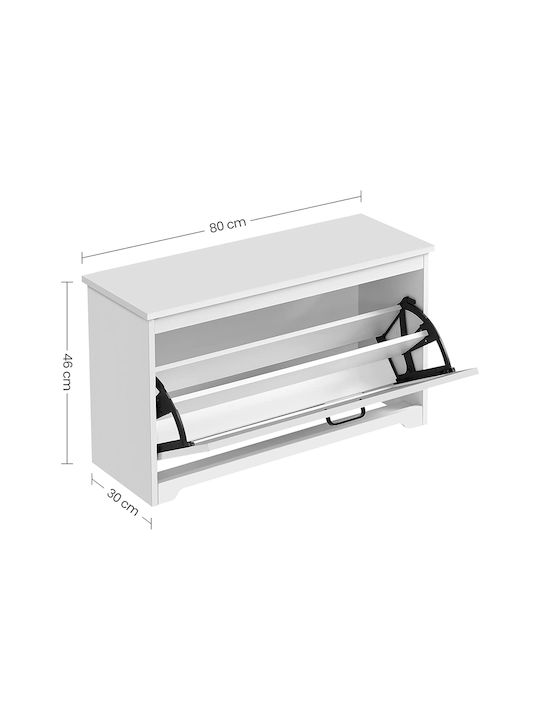 Schuhorganisator mit 1 Regal 80x30x46cm