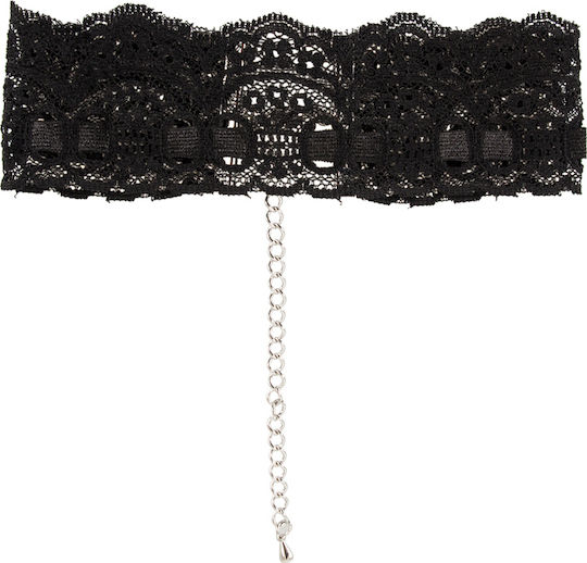 Cottelli Collection Spitzen Halsband Sexy Choker Schwarz