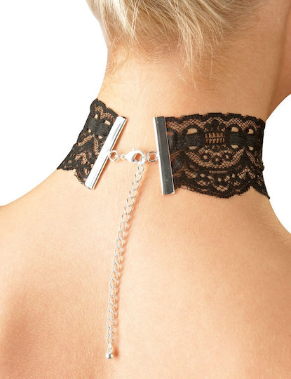 Cottelli Collection Spitzen Halsband Sexy Choker Schwarz