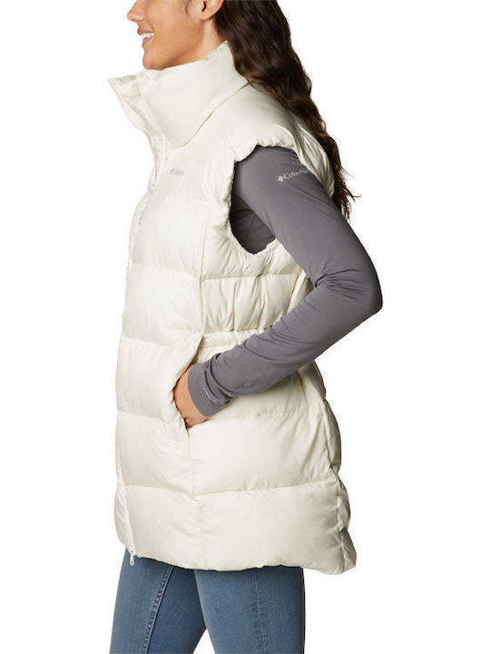 Puffect Mid Women's Short Puffer Jacket for Winter White