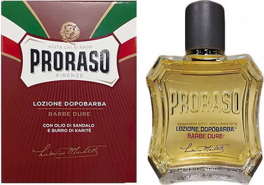 Proraso Aftershave Lotion Sandalwood & Shea Butter for Sensitive Skin 100ml