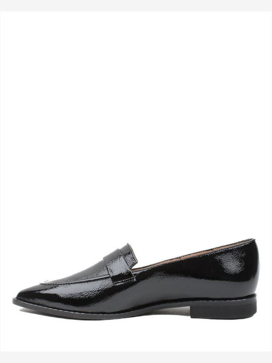 Γυναικεία Δερμάτινα Loafers ZAKRO COLLECTION S122-FW22-23 BLACK ΛΟΥΣΤΡΙΝ ΜΑΥΡΟ