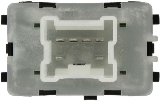 NTY Car Window Switch for Renault Clio / Kangoo / Symbol 6pin Black