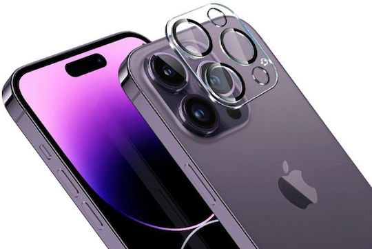 Crong Shield Προστασία Κάμερας Tempered Glass Διάφανο για το iPhone 14 Pro / 14 Pro Max