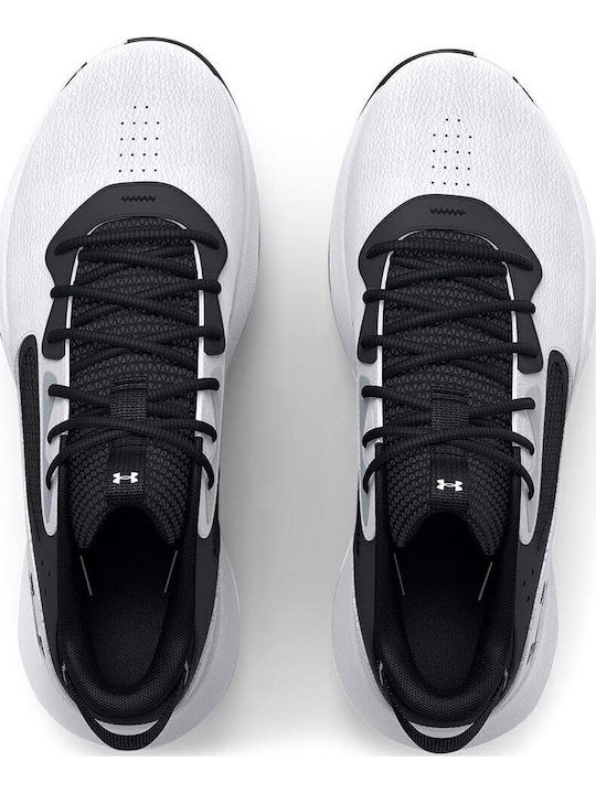 Lockdown 6 High Basketball Shoes White / Jet Gray / Black