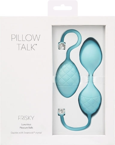 La Lolita Amsterdam Pillow Talk Miu Miu Kegel Frisky Κολπικές Μπάλες με Δόνηση Τιρκουάζ