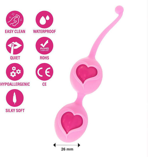 Feelztoys Desi Pink Vaginalbälle Rosa