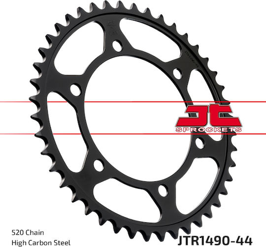 JT Sprockets Pinion spate 44 Dinți pentru Honda NSR (Numele Site-ului de Comerț Electronic) pentru Kawasaki Online Shop / Vulcan
