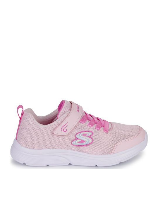 Wavy Lites Παιδικά Sneakers με Σκρατς Ροζ