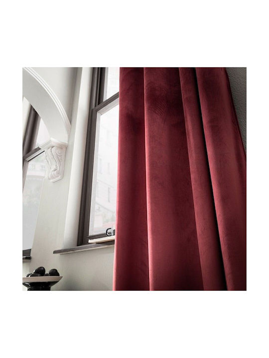 Gofis Home Curtain with Grommet Winter 711 51 Pomegranate 140x280cm