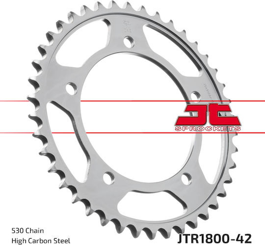 JT Sprockets Pinion spate 2001-2004 42 Dinți pentru Suzuki GSX-R 1000