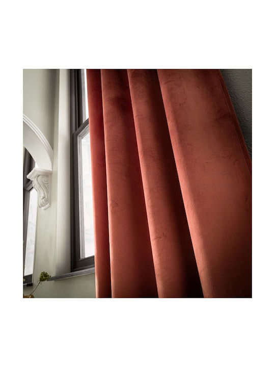 Gofis Home Curtain With Grommets Winter 711 12 Paprika 140x280cm