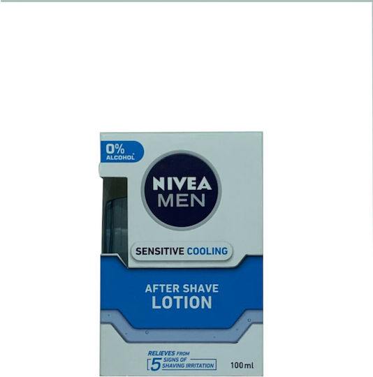 Nivea After Shave Lotion Cooling χωρίς Οινόπνευμα για Ευαίσθητες Επιδερμίδες 100ml