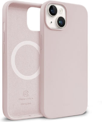 Crong Color Premium MagSafe Back Cover Σιλικόνης Pink Sand (iPhone 14)