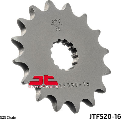 JT Sprockets Γρανάζι Μπροστά 16 Δοντιών για Suzuki GSX-R 600 για Triumph Tiger 800 για Yamaha TDM 850