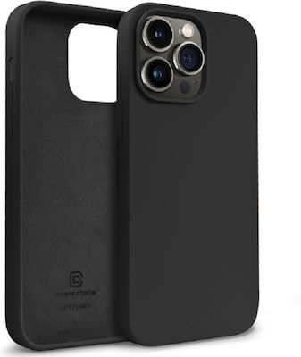 Crong Color Premium Silicone Back Cover Black (iPhone 14 Pro Max)