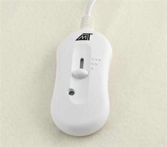 2901804 Single Electric Blanket White 65W 80x190cm