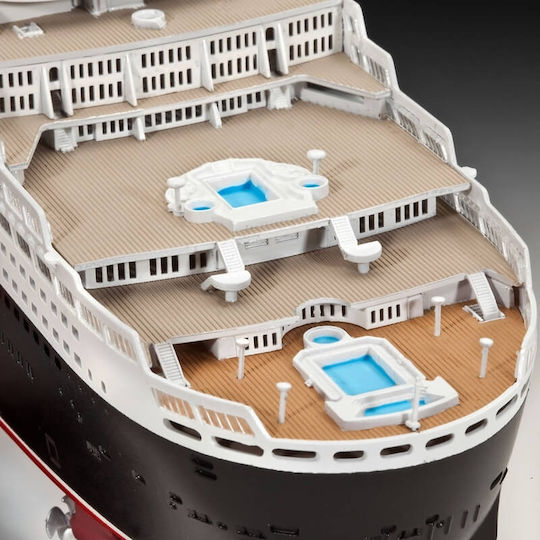 Revell Ocean Liner Queen Mary 2 Фигура за Моделизъм Кораб 323 Части в Мащаб 1:700