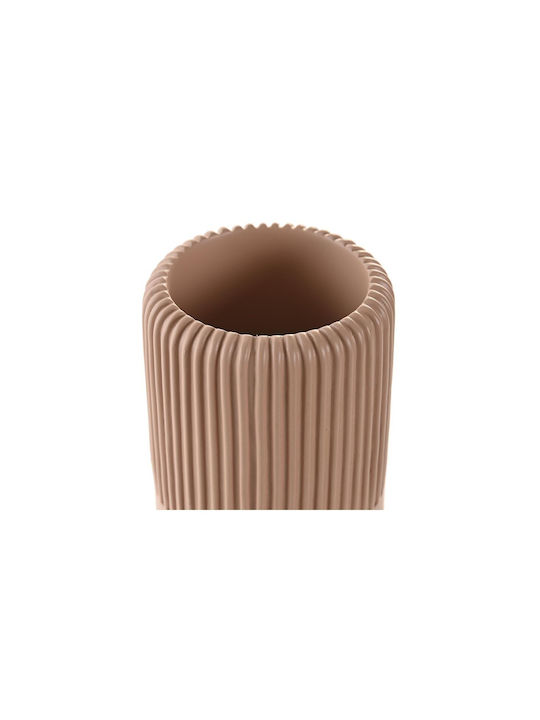 DKD Home Decor Tabletop Cup Holder Concrete Terracotta