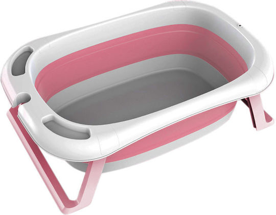 Hoppline Foldable Baby Bath Pink