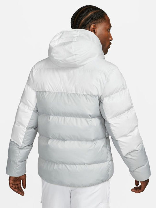 Geci Bărbați Storm-Fit Primaloft Iarna Puffer Waterproof și cu Protecție Împotriva Vântului Alb