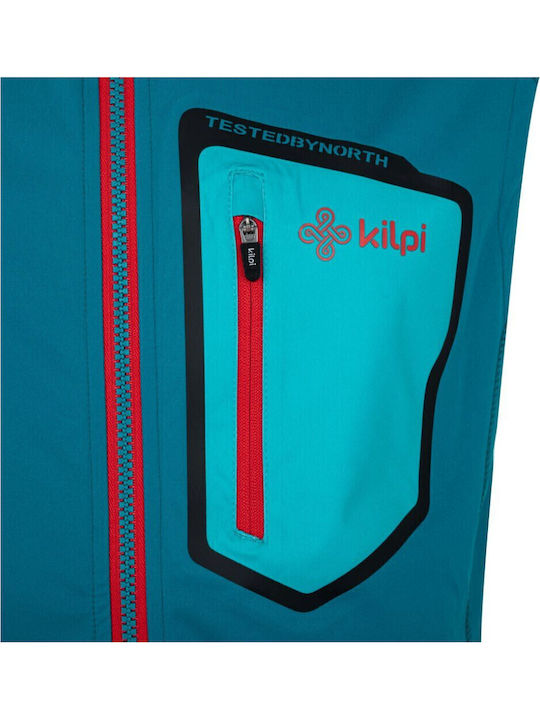 Riello Αμάνικο Μπουφάν Softshell Αδιάβροχο και Αντιανεμικό Τιρκουάζ