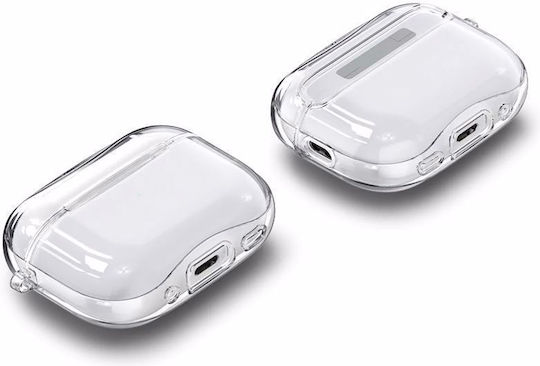 Spigen Ultra Hybrid Plastic / Silicone Case with Keychain Crystal Clear for Apple AirPods Pro
