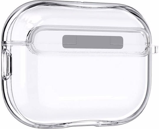 Spigen Ultra Hybrid Plastic / Silicone Case with Keychain Crystal Clear for Apple AirPods Pro