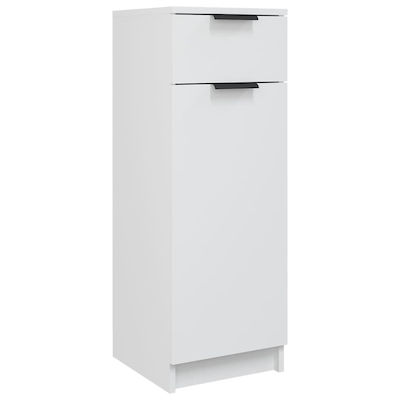 vidaXL Badezimmersäule Wandhängeschrank H32xB34xH90cm Weiß