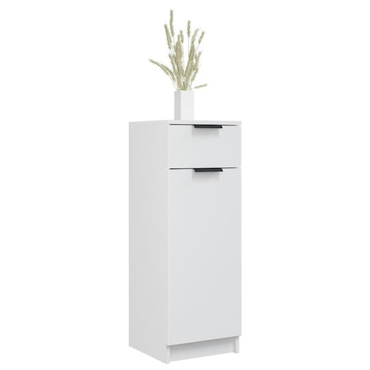 vidaXL Στήλη Μπάνιου Τοίχου Μ32xΒ34xΥ90cm Λευκή