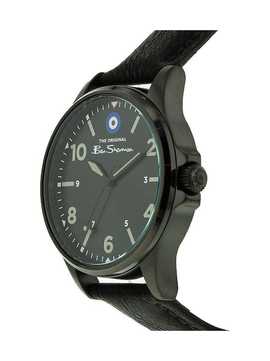Ben Sherman Watch Battery with Leather Strap