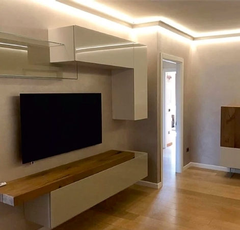Cubalux Suspendata Profil din Aluminiu pentru Bandă LED 100x7.6x7.6cm.