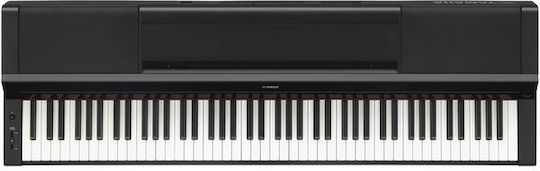 Yamaha Electric Stage Piano P-S500 with 88 Weighted Keys Built-in Speakers and Connection with Headphones and Computer Black