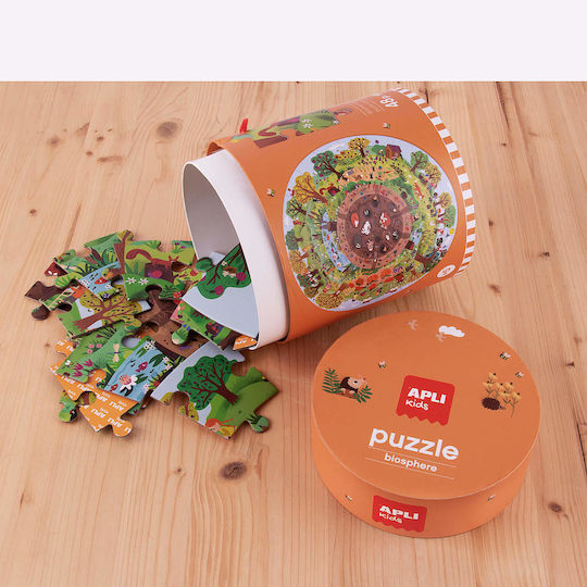 Παιδικό Puzzle Biosphere Round για 5+ Ετών 48pcs Apli Kids