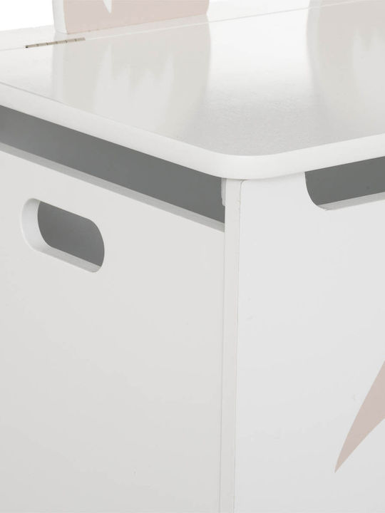 din Lemn A-S Fox Alb 53x33x54.5cm 1buc